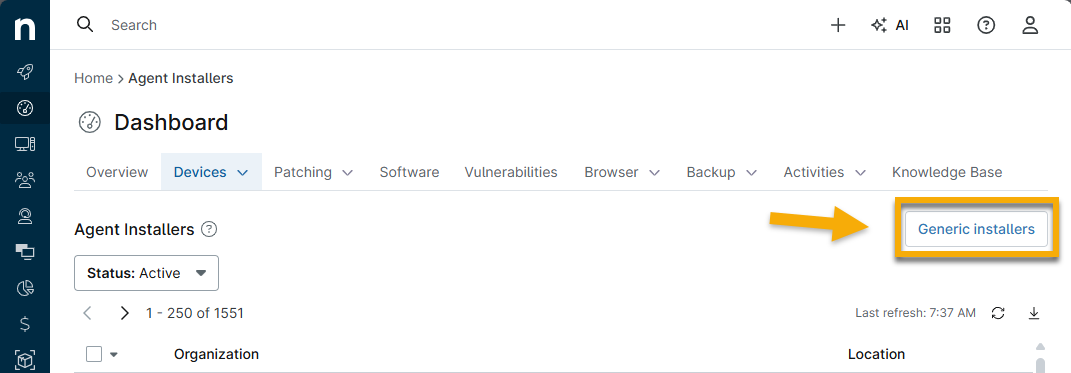 dashboard_generic installer.png